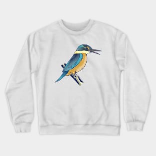 Sacred kingfisher Kōtare Crewneck Sweatshirt